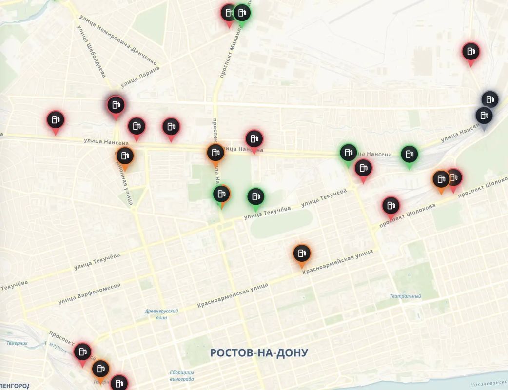 В Ростове запустили бесплатный сервис «Где бензин?»
