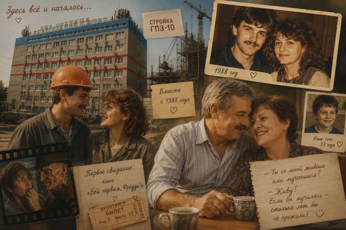 История любви длиною почти в 40 лет началась на стройке ГПЗ-10