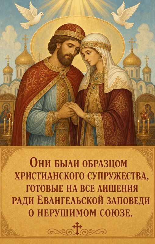 Они правили Муромом, приняли монашество и умерли в один день Они правили Муромом, приняли монашество и умерли в один день