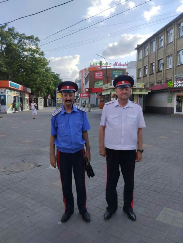 На страже спокойствия: казачьи дружины обеспечивают безопасность в Шахтах