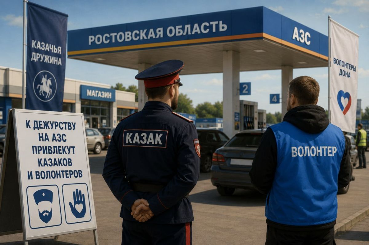 В Ростовской области к дежурству на АЗС привлекут казаков и волонтеров