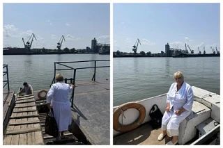 74-летняя медработница с кардиостимулятором в груди каждый день плывет к пациентам по реке 74-летняя медработница с кардиостимулятором в груди каждый день плывет к пациентам по реке