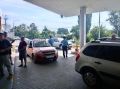 Казачьи дружины обеспечивают безопасность на автозаправках города