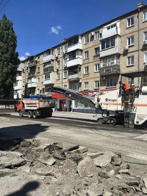 На улице Народной стартовал ремонт дороги На улице Народной стартовал ремонт дороги