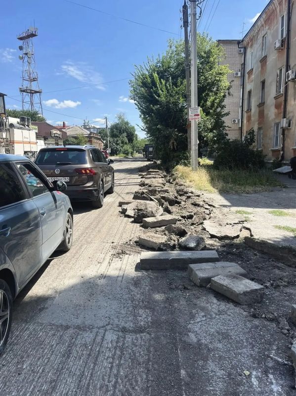 На улице Народной стартовал ремонт дороги На улице Народной стартовал ремонт дороги