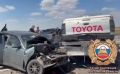 Дым от пожара спровоцировал ДТП с 12 автомобилями на трассе под Ростовом