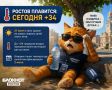 Ростов плавится: сегодня +34