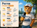 Погода в Ростове 24 июля: до +26 градусов тепла