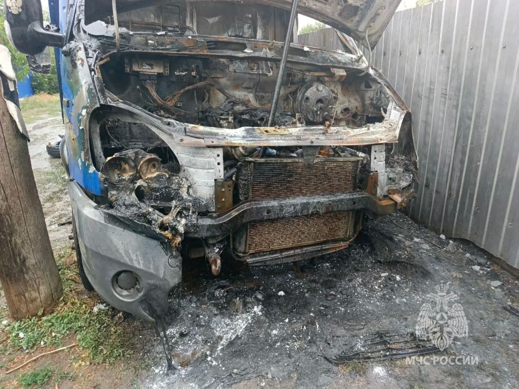 Морозовске мужчина получил ожоги рук и спины при попытке потушить горящую газель