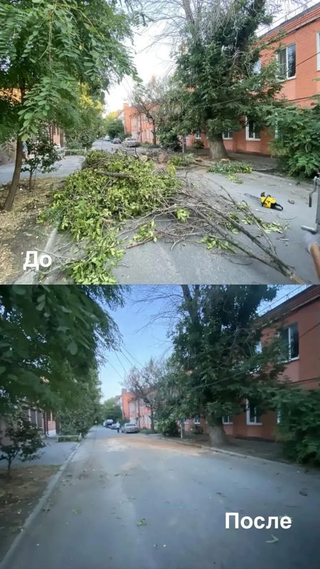 Александр Скрябин: Городские и коммунальные службы продолжают приводить Ростов в порядок после урагана в безостановочном режиме Александр Скрябин: Городские и коммунальные службы продолжают приводить Ростов в порядок после урагана в безостановочном режиме