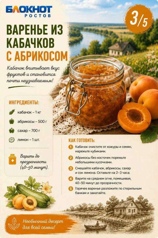 Кабачковый сезон на Дону: пять необычных рецептов, которые стоит попробовать Кабачковый сезон на Дону: пять необычных рецептов, которые стоит попробовать