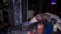 Последствия ночного пожара на АЗС в Ростове-на-Дону, где повредило более 20 машин.