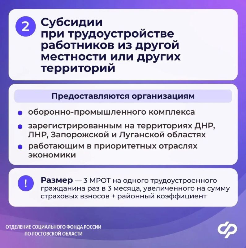 Субсидии работодателям за трудоустройство граждан Субсидии работодателям за трудоустройство граждан