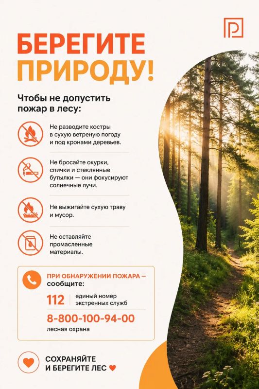 #БеремНаЗаметку. Лето и начало осени — время, когда леса особенно уязвимы