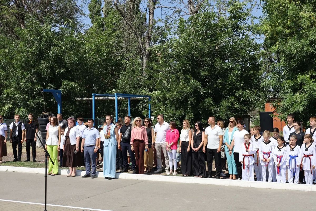 В поселке имени Красина на территории стадиона состоялось торжественное открытие спортивной площадки «Готов к труду и обороне» В поселке имени Красина на территории стадиона состоялось торжественное открытие спортивной площадки «Готов к труду и обороне»