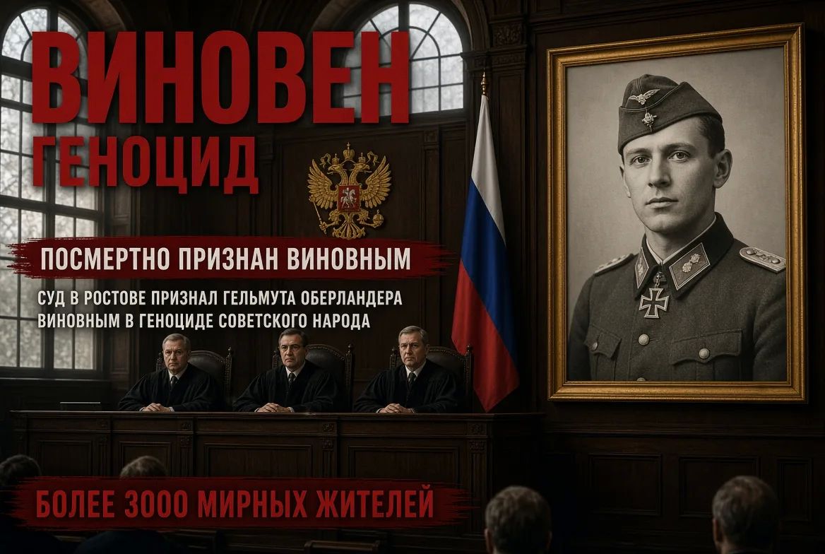 Суд в Ростове признал Гельмута Оберландера виновным в геноциде советского народа