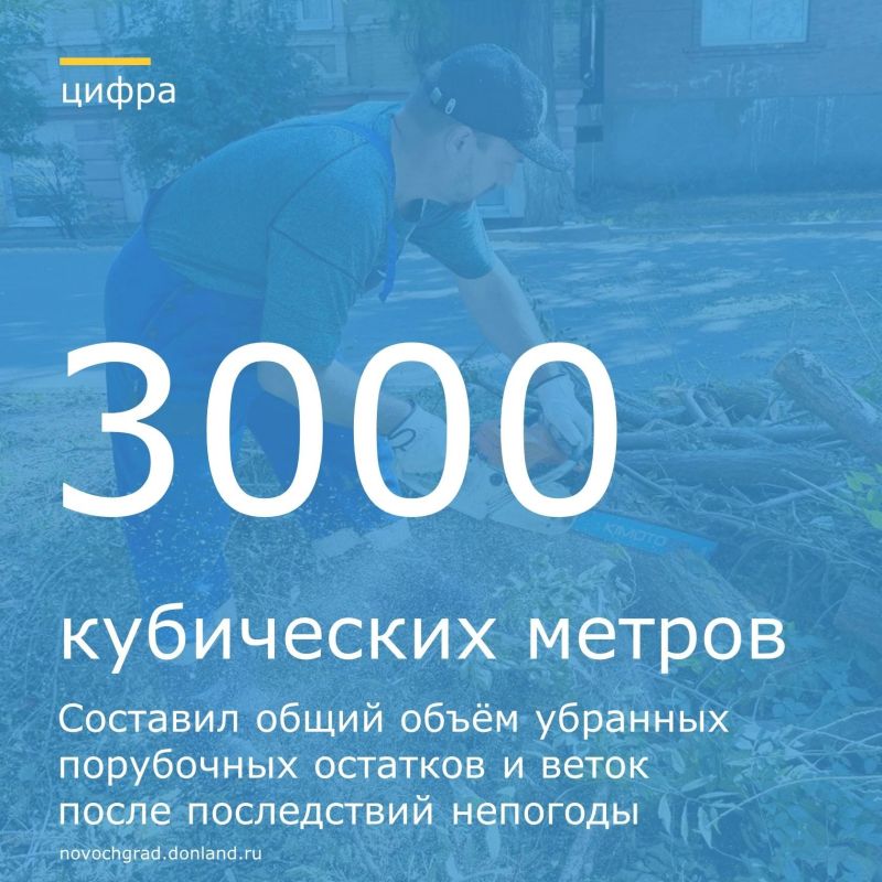 В Новочеркасске в непрерывном режиме продолжаются плановые работы по ликвидации последствий разрушительного штормового фронта
