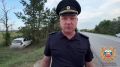 Сотрудники полиции устанавливают обстоятельства ДТП