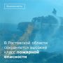 По информации Главного управления МЧС России по Ростовской области, в течение суток 13 августа сохраняется высокий класс пожарной опасности из-за сухой и ветреной погоды