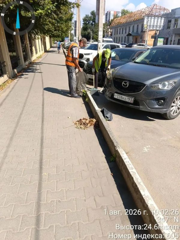 Уборка Батайска продолжается ежедневно Уборка Батайска продолжается ежедневно