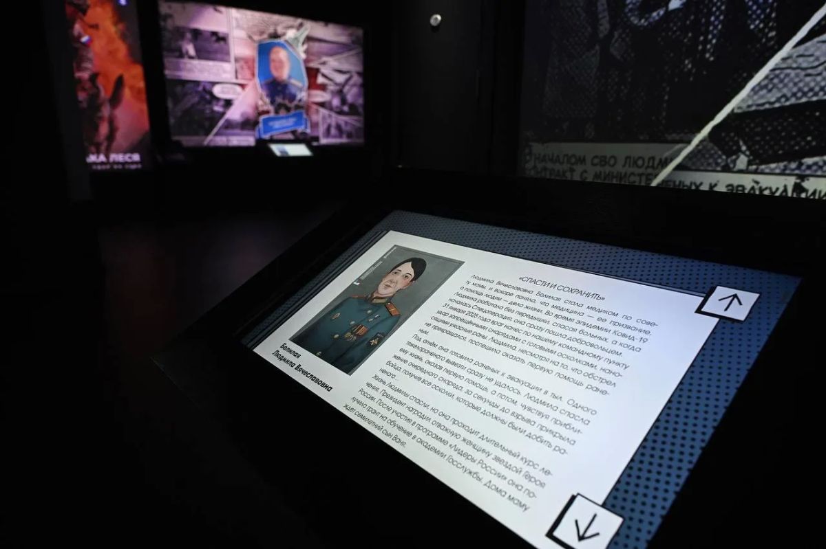 Мультимедийная выставка "Свой герой" открылась в историческом парке "Россия — моя история" в Ростове-на-Дону, сообщил председатель заксобрания области Александр Ищенко Мультимедийная выставка "Свой герой" открылась в историческом парке "Россия — моя история" в Ростове-на-Дону, сообщил председатель заксобрания области Александр Ищенко
