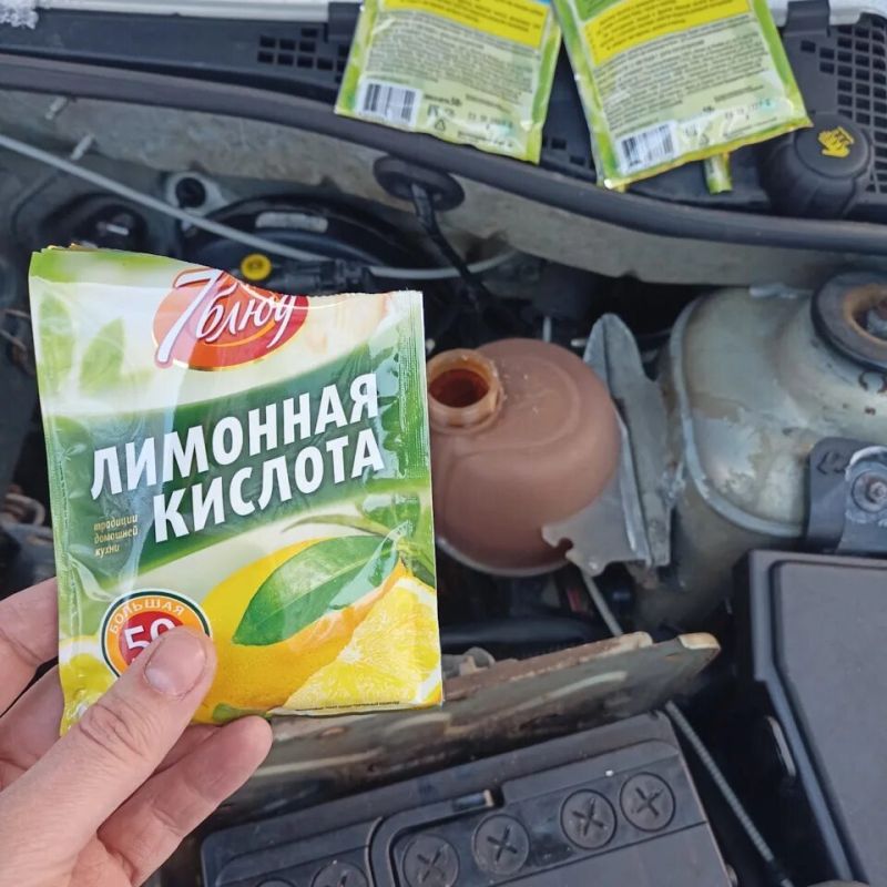 Лимонная кислота в системе охлаждения: как избежать ошибок при промывке радиатора