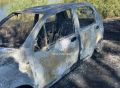 Автомобиль сгорел на берегу реки в Ростовской области
