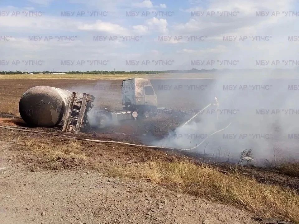 Женщина пострадала при столкновении с газовозом на Северном обходе Ростова