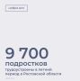 Этим летом 9,7 тысячи донских подростков смогли официально трудоустроиться при содействии региональной службы занятости