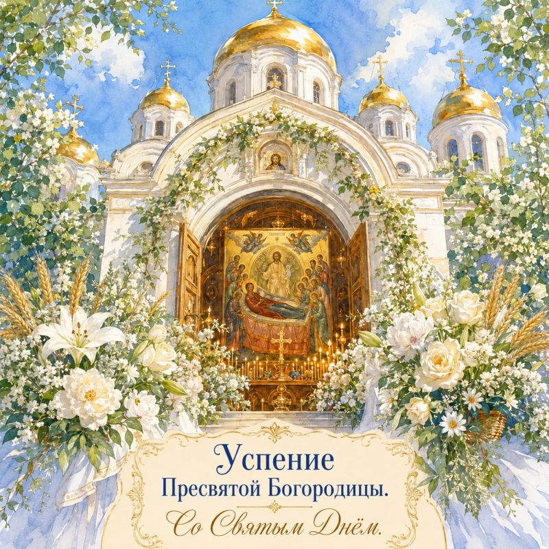 Сегодня — Успение Пресвятой Богородицы Сегодня — Успение Пресвятой Богородицы