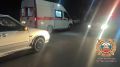 Сотрудники полиции устанавливают обстоятельства ДТП с несовершеннолетним