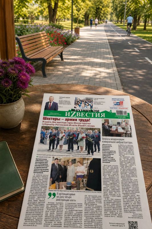 Свежий выпуск «Шахтинских известий» уже в продаже! Свежий выпуск «Шахтинских известий» уже в продаже!