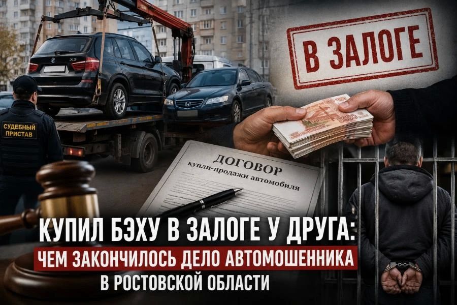 Купил у друга бэху в залоге: чем закончилось дело автомошенника в Ростовской области