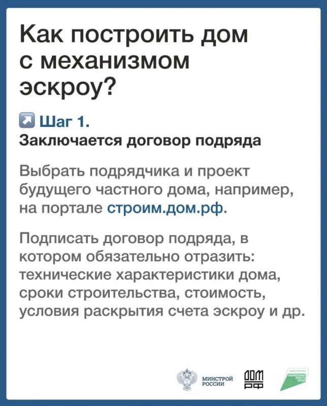 С 1 марта 2025 года в России вступил в силу механизм счетов эскроу для строительства частных домов С 1 марта 2025 года в России вступил в силу механизм счетов эскроу для строительства частных домов