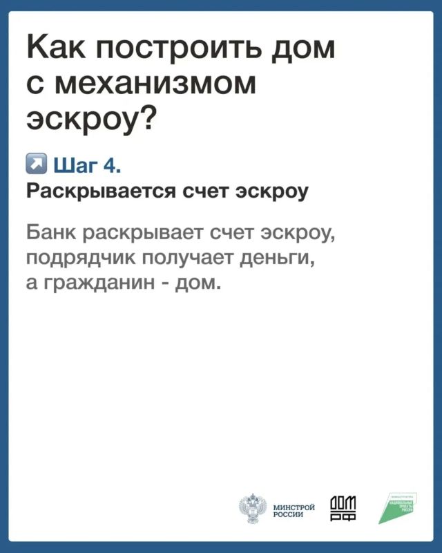 С 1 марта 2025 года в России вступил в силу механизм счетов эскроу для строительства частных домов С 1 марта 2025 года в России вступил в силу механизм счетов эскроу для строительства частных домов