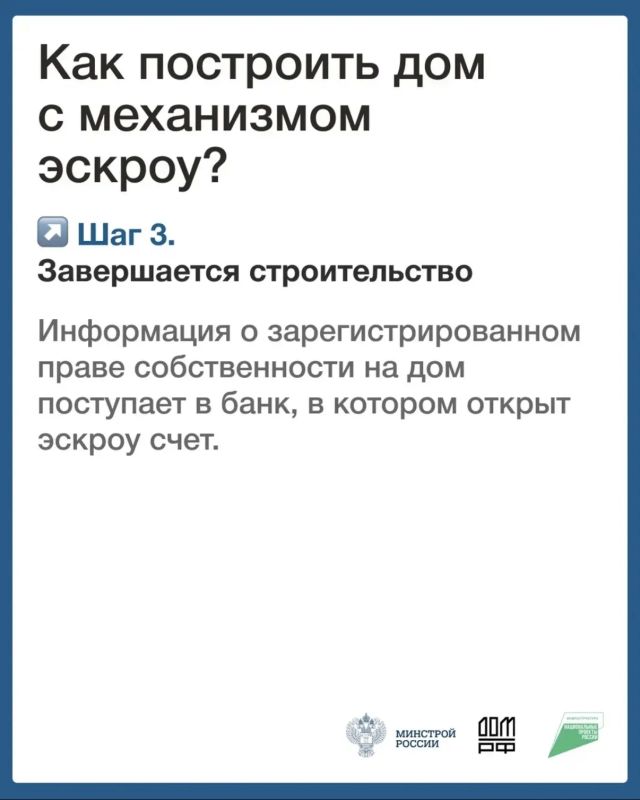 С 1 марта 2025 года в России вступил в силу механизм счетов эскроу для строительства частных домов С 1 марта 2025 года в России вступил в силу механизм счетов эскроу для строительства частных домов