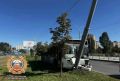 Автобус 67 в Ростове врезался в столб