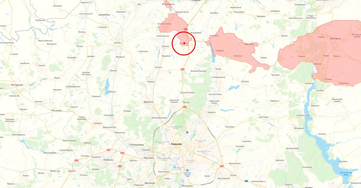 Минобороны России заявило об освобождении населённого пункта Гоптовка в Харьковской области