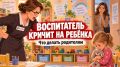 Как справиться с криком воспитателя в детском саду: полезные советы для родителей