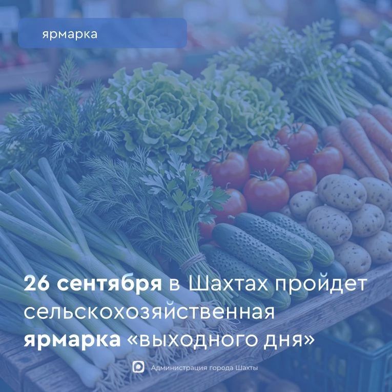 Сельскохозяйственная ярмарка «выходного дня» в Шахтах