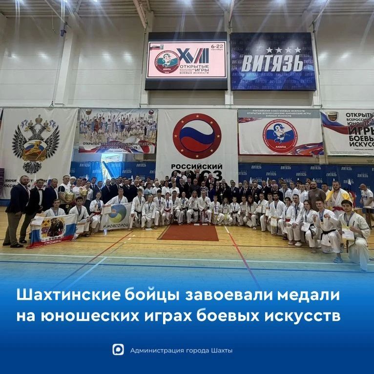 Шахтинские спортсмены завоевали медали на юношеских играх боевых искусств