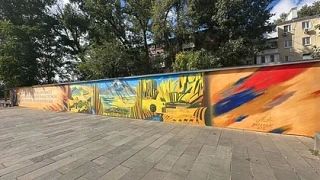 В Ростове появился огромный мурал с пейзажами Армении и цитатой Сарьяна В Ростове появился огромный мурал с пейзажами Армении и цитатой Сарьяна