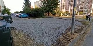 На месте спиленных деревьев на Еременко, 101, в Ростове строят павильон без разрешения На месте спиленных деревьев на Еременко, 101, в Ростове строят павильон без разрешения