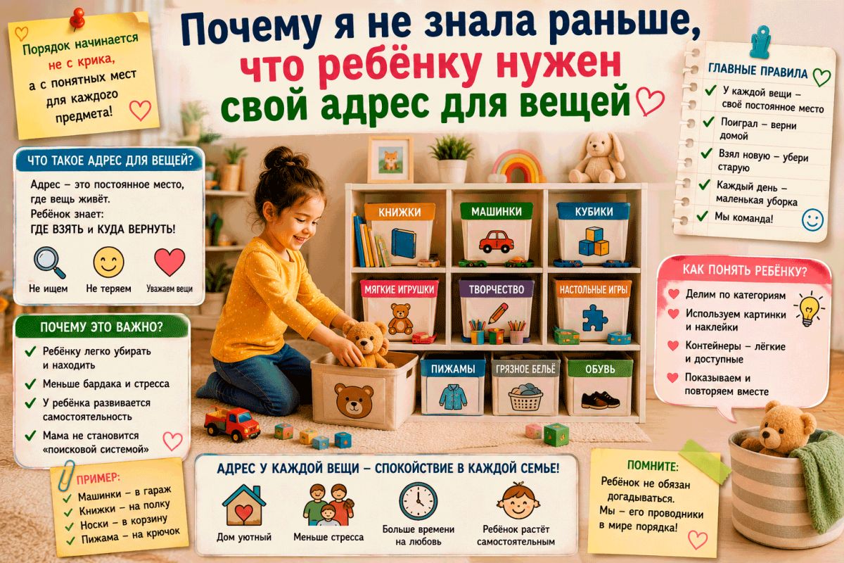 Как организовать пространство для ребёнка: адреса вещей для порядка