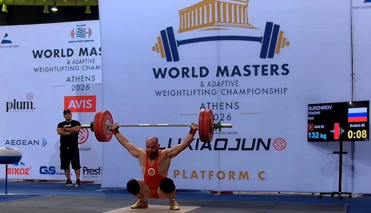 На чемпионате мира по тяжёлой атлетике среди старших возрастных групп Masters, который проходит с 17 по 26 сентября в Афинах, новочеркасец Владимир Суржиков стал чемпионом мира На чемпионате мира по тяжёлой атлетике среди старших возрастных групп Masters, который проходит с 17 по 26 сентября в Афинах, новочеркасец Владимир Суржиков стал чемпионом мира