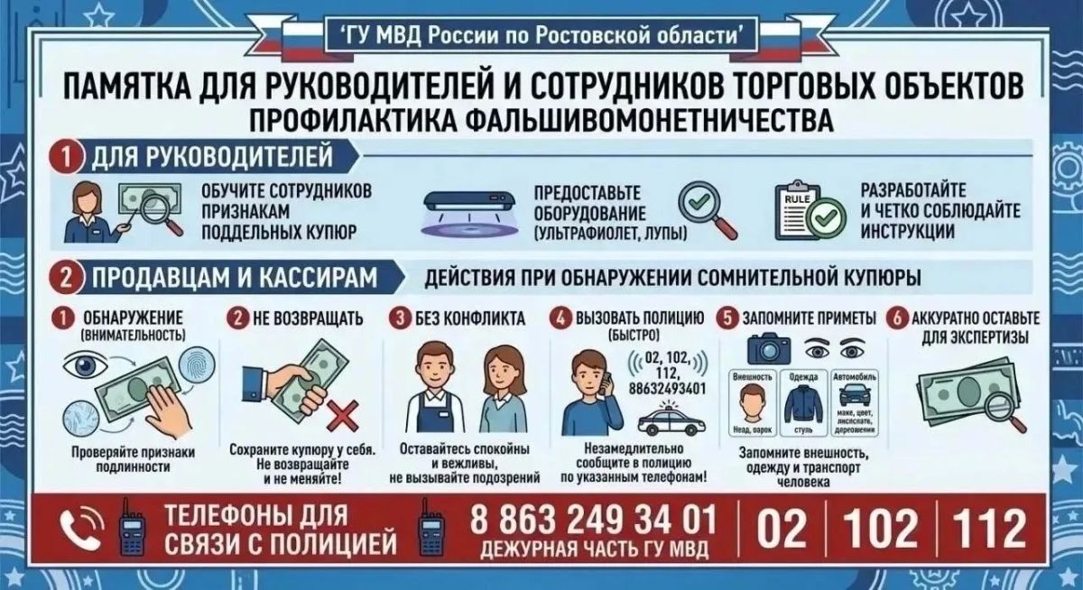 Профилактика фальшивомонетничества: Действия продавцов и рекомендации для руководителей торговых объектов Профилактика фальшивомонетничества: Действия продавцов и рекомендации для руководителей торговых объектов