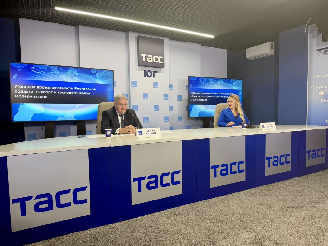 #Прямосейчас в Региональном информационном центре "ТАСС Юг" (г. Ростов-на-Дону) проходит пресс-конференция, посвященная перспективам развития угольной промышленности Ростовской области в контексте федеральной программы до...