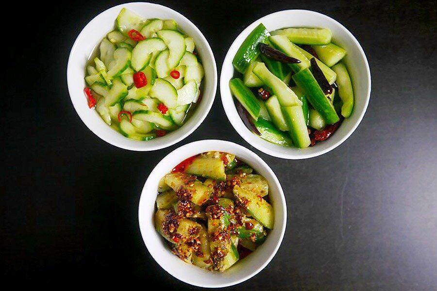 Тайны сычуаньской кухни: три острокислых салата с огурцами для гурманов
