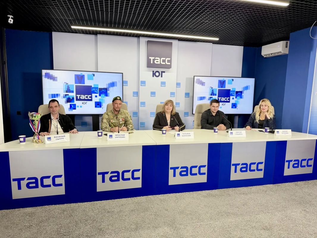 #Прямосейчас в РИЦ "ТАСС Юг" (г. Ростов-на-Дону) проходит пресс-конференция, посвященная спортивной жизни ветеранов СВО, сопровождаемых фондом "Защитники Отечества" в Ростовской области