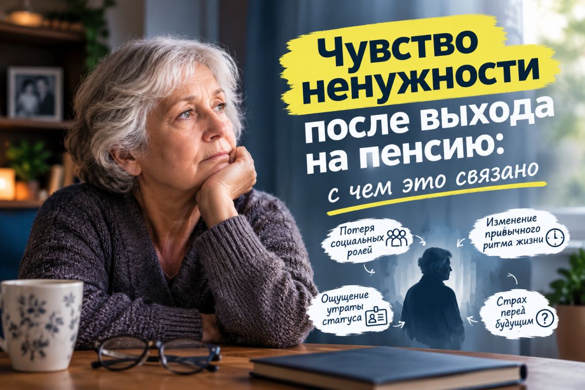 Чувство ненужности на пенсии: как его преодолеть